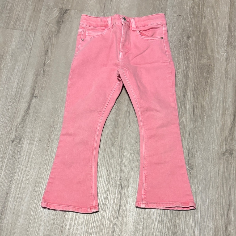 Zara Kids Pink Flared Jeans